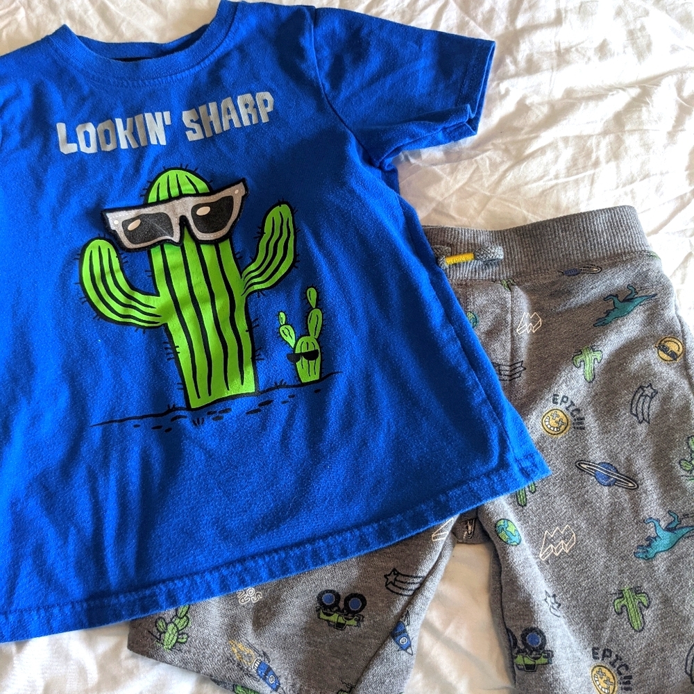 Boys Size 5T Tee and Short Set